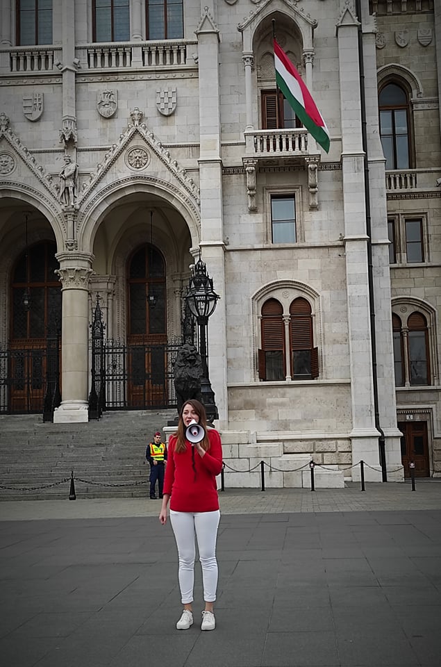 Députée européenne pour le mouvement Momentum Anna Júlia Donáth